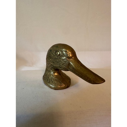 Vintage Messing Ente Briefbeschwerer Flaschenöffner