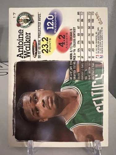 1997-98 NBA Hoops - Antoine Walker #17 - Bild 2 von 2