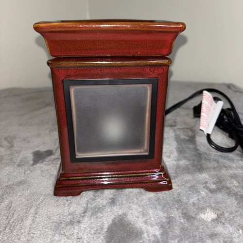 Scentsy Gallery Collection Classic Ziegelrot Vollwärmer mit Rahmen Retired Neu - Bild 8 von 13