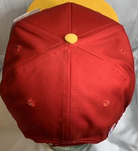 Atlanta Hawks NBA Vintage Snapback Trucker Cap Hat Deadstock Made By ADJ - Picture 8 of 16