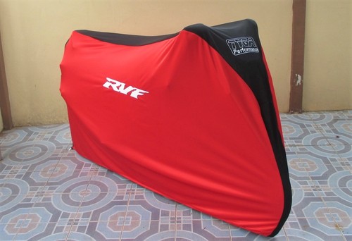 TYGA indoor bike cover / dust cover red black RVF400 NC35 or RVF750 RC45 - Picture 2 of 5