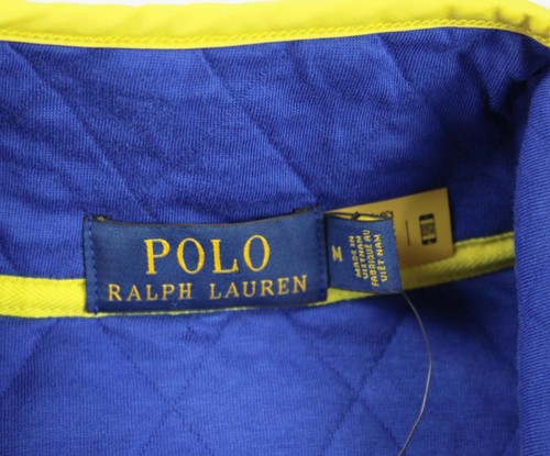 Polo Ralph Lauren Para Hombres 1/4 Snap M Acolchado Pullover Camisa Manga Larga Azul $168 - Imagen 8 de 9