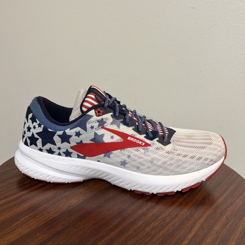 Brooks Running Launch 6 Stars Stripes USA Red/White/Blue Women's Size 10.5 - Bild 1 von 12