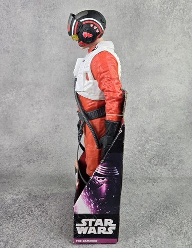 Star Wars Big Fig Poe Dameron 2015 18" Jakks Disney Complete Boxed New Old Stock - Imagen 4 de 7
