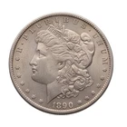 1890-O Morgan Silver Dollar - New Orleans Mint - AU/BU- 90% Silver - Original