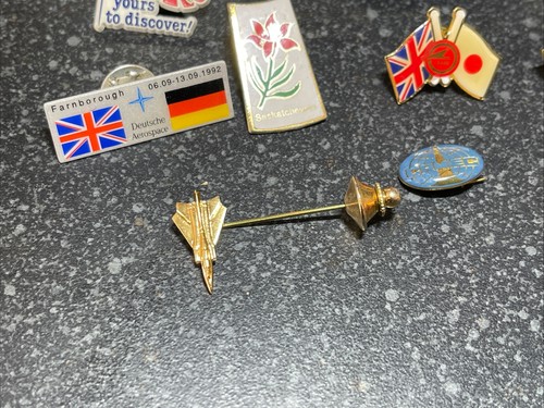 20 X Insignias de Prendedor Principalmente Aviones Farnborough Airshow De Colección Excelente Estado. - Imagen 3 de 10