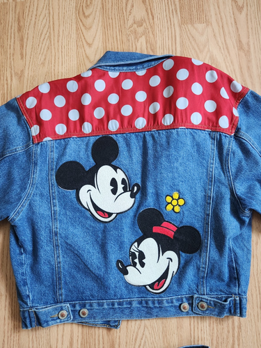 Giacca donna denim Disney Topolino Minnie taglia S e gonna donna taglia 5/6 NUOVA!!!! - Foto 3 di 13