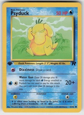 GGC-4 1st Psyduck 65/82 Common Team Rocket