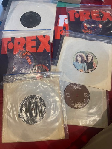 MARC BOLAN T-REX : 7” singles Job Lot Bundle X 6 : All Vg To Ex = listed
