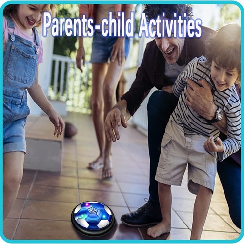 Hover LED Soccer Ball Kids Gift Fun Toy Foam Bumpers Rechargeable Indoor Play - Picture 6 of 12