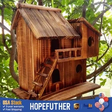 Squirrel House Nesting Box Bird Nature Animals Safety Wooden Nest Protector USA