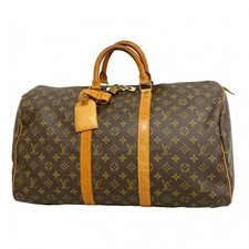 Louis Vuitton Monogram Keepall 50 Boston Bag M41426 Brown Men's an... GZl1caa7