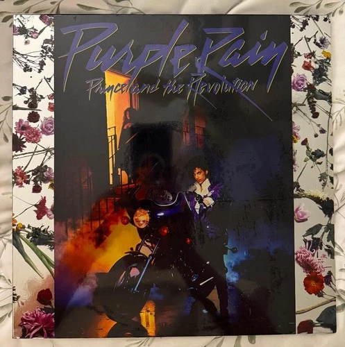 PRINCE And REVOLUTION PURPLE RAIN + Original 1984 Poster VINYL RECORD LP