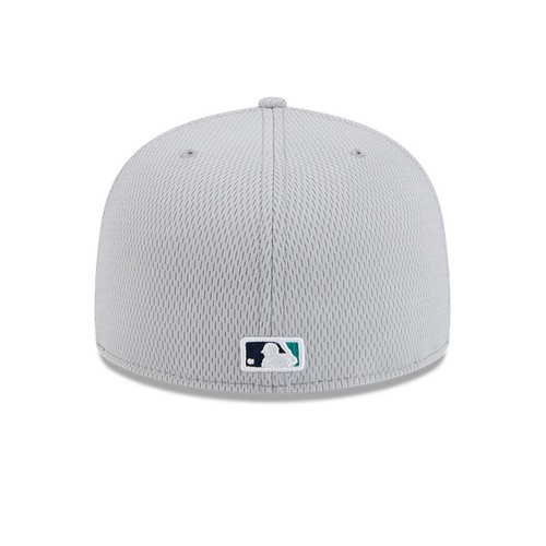 Men's New Era Gray Seattle Mariners 2025 MLB Clubhouse 59FIFTY Fitted Hat - Bild 6 von 8