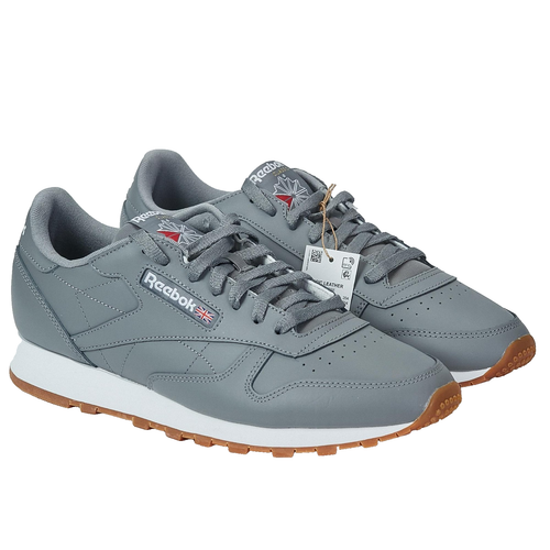 Mejorado (80 caracteres sin espacios): Reebok Classic Leather Hombre 11.5 Gris W - Imagen 5 de 14