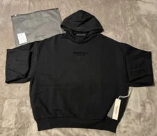 NEW Fear of God Essentials Black Hoodie Size Small 100% Authentic✅