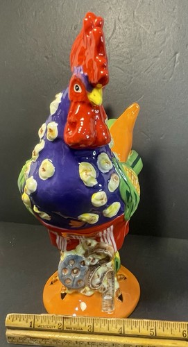 Geflügel in Bewegung Hahn Sharon Neuhaus Westland Geschenkware Popcorn Huhn - Bild 20 von 20