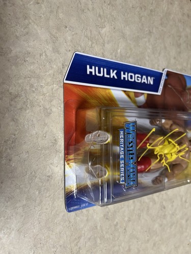 Mattel WWE Wrestling Hulk Hogan Wrestlemania Heritage Series Superstar 20 firmato - Foto 6 di 8