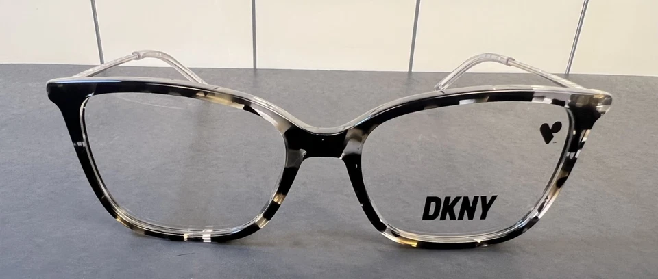 Monturas de gafas DKNY DK7008 010 52/17 135 para mujer negras tortuga Foto 2 de 4