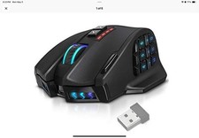 UTECHSMART VENUS PRO RGB WIRELESS MMO GAMING MOUSE 16,000 DPI OPTICAL - BLACK