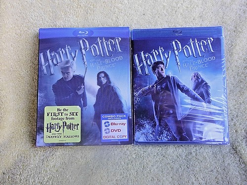 OOP/HTF NEW/SEALED BLU/DVD HARRY POTTER & HALF BLOOD PRINCE LENTICULAR COVER SET - Foto 3 di 10