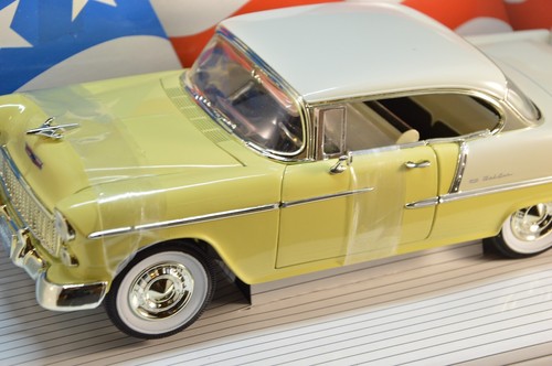 AMERICAN MUSCLE ERTL SCALA 1/18 CHEVROLET BEL AIR 1955 DIE CAST COLLEZIONE - Foto 5 di 8