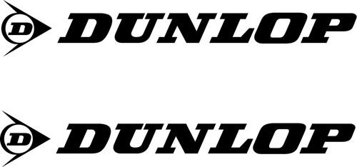 Custom Dunlop 1 Pair Vinyl Decal JDM Motorcycle Multiple Colors and Sizes - Picture 3 of 40