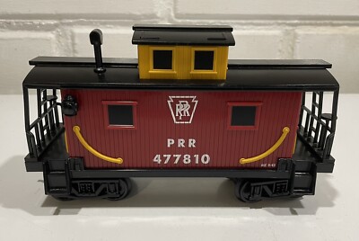 Lionel PRR 477810 Caboose Black Red & Yellow G-Gauge Train