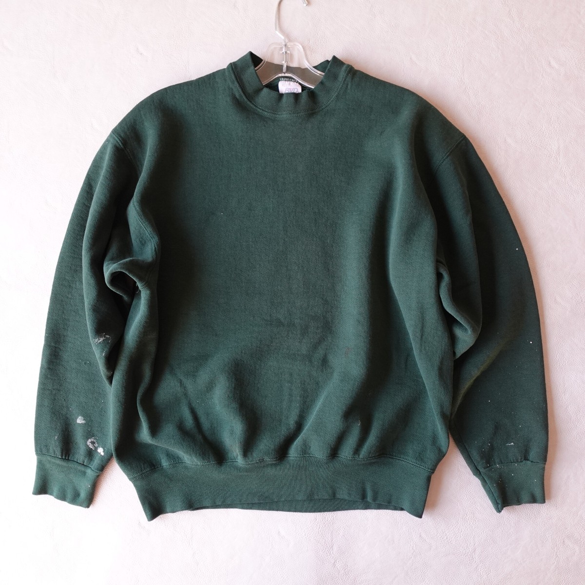 パリコレクション 50/50 Sweatshirt Crewneck Blank BVD 90s Vintage Made USA In トップス