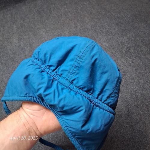 VTG Columbia Fleece Lined Winter Hat Blue Youth Size Large / XL - Picture 4 of 4