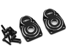 Treal Hobby Axial Capra CNC Aluminum Outer Portal Covers (Black) [TLHTCAPRA-25]
