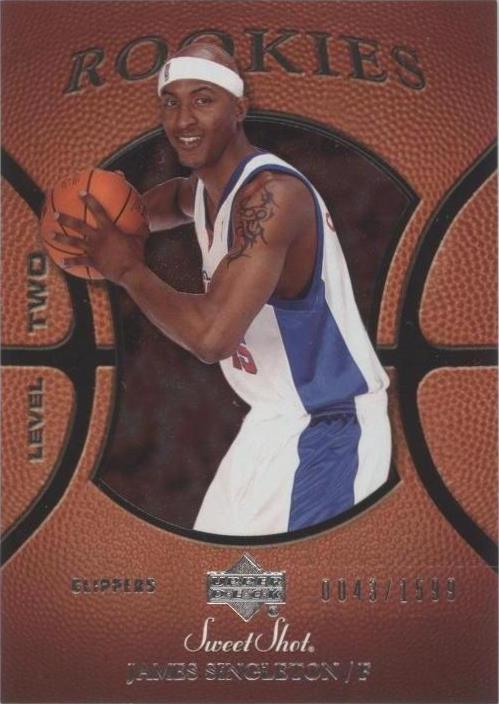 2005-06 Upper Deck Sweet Shot - James Singleton #115 - 1 of 2