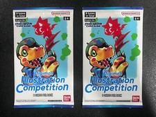 Digimon Card Game Illustration Competition Pack English NEW/SEALED X2