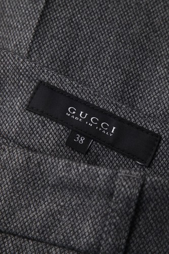 GUCCI Hose Woll-Mix I 38 = D 32 Grau-Töne - Bild 5 von 5