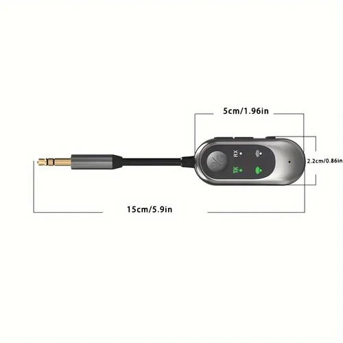 Adattatore wireless 5.1 ricevitore connettore 3.5 mm wireless 2-in-1 per tv pc - Afbeelding 2 van 4