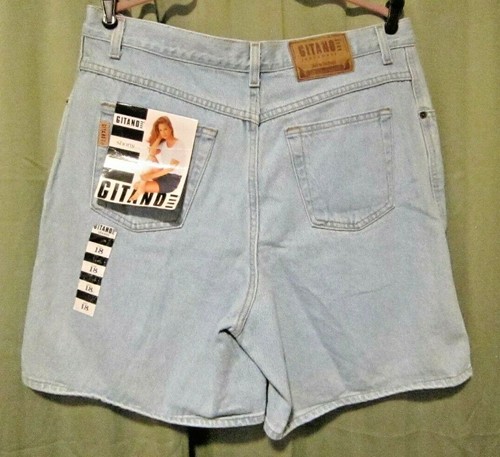 NEW SZ 18 GITANO JEANSWEAR WOMENS 100% COTTON JEAN SHORT, HIGH WAISTED, NWT - Picture 11 of 11