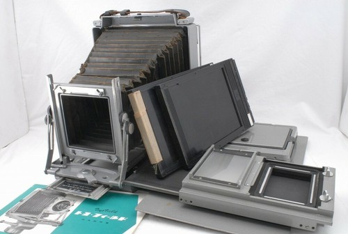 Toyo Field 4 3/4 x 6 1/2 Camera Body w/4x5 Adapter , Slider for Mamiya *ED1170 - Picture 1 of 13