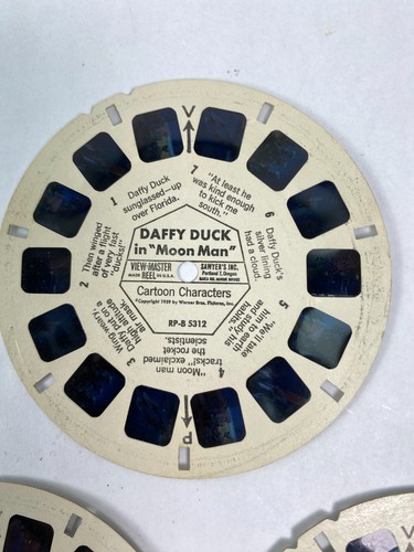 View-Master Vintage Reels Cartoon Characters Bugs Bunny Daffy Duck Tom and Jerry - Picture 2 of 4
