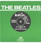 BEATLES--U.K.--SLEEVE + 45--(ALL U NEED IS LOVE)--SLV---VINYL IS NEAR MINT
