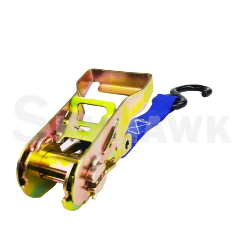 Correa para camionetas de 1" x 15' con trinquete para transporte de motocicletas 2000 libras carga - Imagen 2 de 2