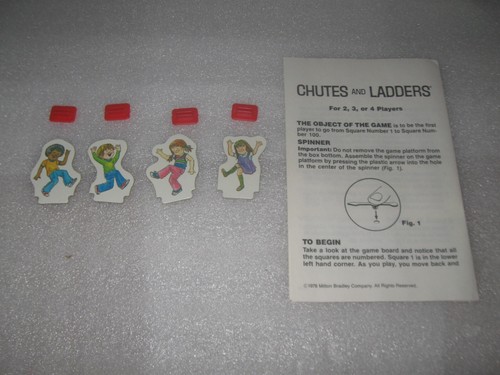 HTF  Vintage  Chutes and Ladder 1979 Board Game Milton Bradley - Picture 5 of 6