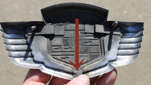 VINTAGE 1942 Cadillac TRUNK EMBLEM Original OEM - Imagen 5 de 20