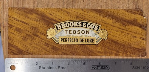 ADVERTISING Label Cigar Brooks & Company - Picture 7 of 7