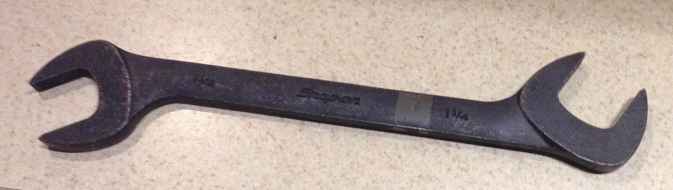 Snap-On 1-1/4" GVS40B Cabezal Angular de 4 Vías Llave de Extremo Abierto Acabado Industrial Nuevo de Lote Antiguo EE. UU. Foto 2 de 4