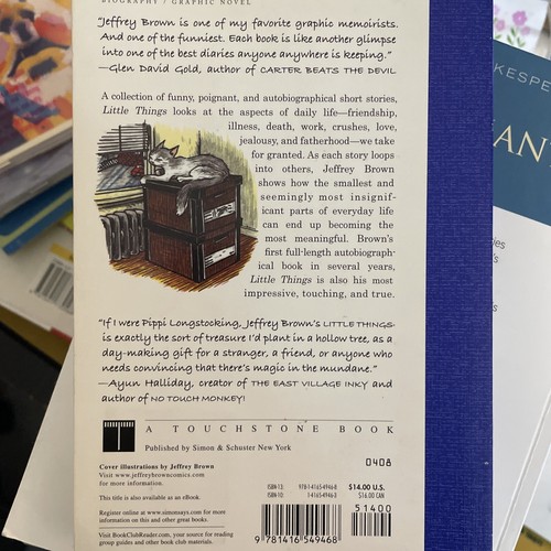 LITTLE THINGS: A MEMOIR IN SLICES By Jeffrey Brown **BRAND NEW** - Picture 2 of 2