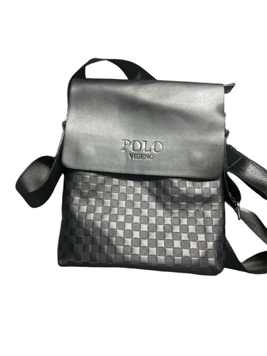 Polo Men’sVideng Black Leather Handbag