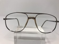 Luxottica Eyeglasses China Frame 54-16-140 Silver Metal Full Rim 8469