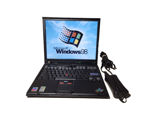 1400X1050! WINDOWS XP 32-BIT☆WINDOWS 98 DUAL BOOT IBM THINKPAD T41 W/ 256GB SSD! - Picture 2 of 24