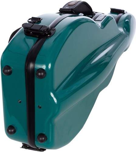 UK Shaped violin case Fiberglass UltraLight 4/4 M-case Green Sea - Picture 11 of 12