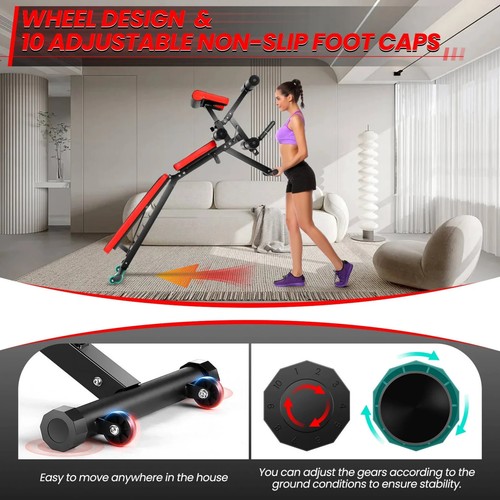 800LBS Weight Bench Adjustable Foldable Strength Full Body Workout Incline Gym🔥 - Picture 6 of 9